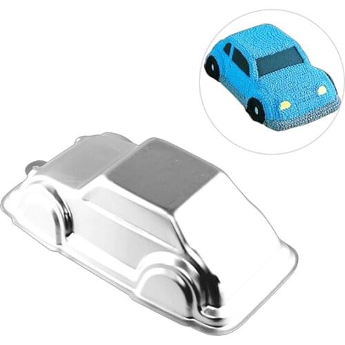 Car Shaped Cake Mould DIY Aluminum Alloy Oxidation Resistance Fondant Cake Biscuit Chocolate Mold Kitchen Baking Tool welcoming