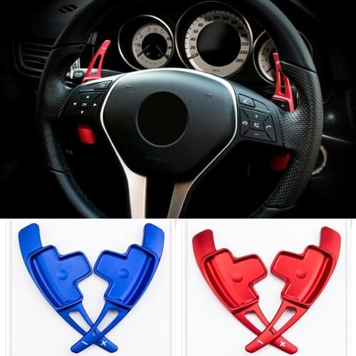 Car Steering wheel shift paddles For Mercedes-Benz 2011-2014 B Class W246 W242 B180 B200 B250 Electric Drive Quick shift sticker
