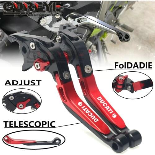 For DUCATI Panigale V2 2020 Panigale V4/S/R 2018-2020 SEMSPEED Motorcycle CNC Adjustable Folding Extendable Brake Clutch Levers