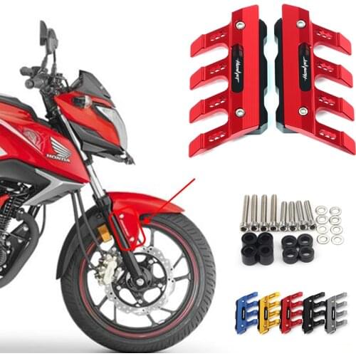 For Honda Hornet 160R CB600F CB600 CB1000 Motorcycle Mudguard Front Fork Protector Guard Block Front Fender Slider Accessories