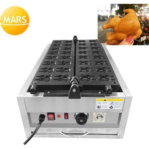 Electric Chicken Shaped Waffle Maker Machine Grilled Chicken Cake Baker Iron Pan 110V 220V Wafle Plates Baking Equipment