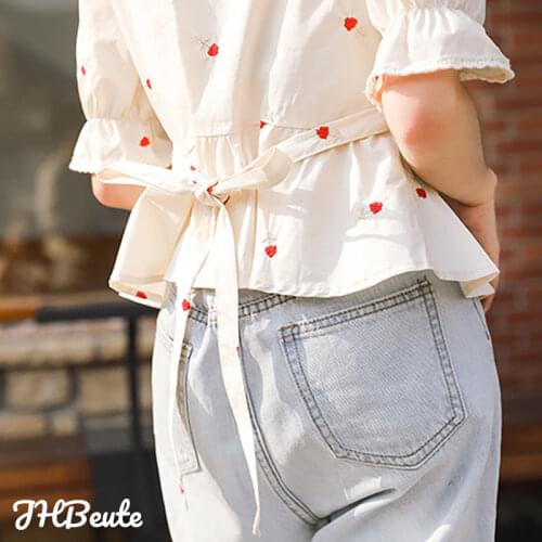 Блузки с вышивкой JHBeute China At AliExpress