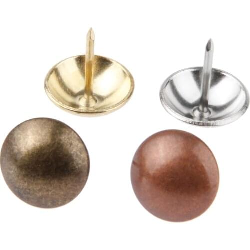 20pcs 19*20mm Upholstery Tacks Furniture Nails Pins Kit for Upholstered Furniture DIY Projects