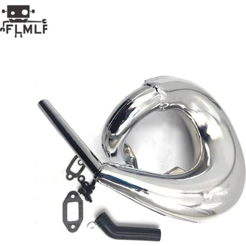 Vortex Tunepipe Exhaust Pipe Set Fit 1/5 Losi 5ive-t Rofun Rovan LT King Motor X2 Gasoline Engine Parts