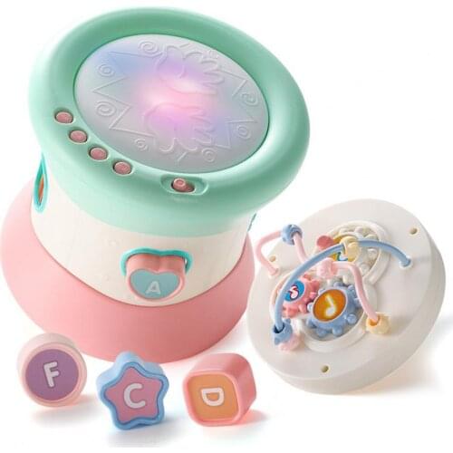 Babies Musical Instruments Hand Pat Round Drum Toddler Early Educational Toy