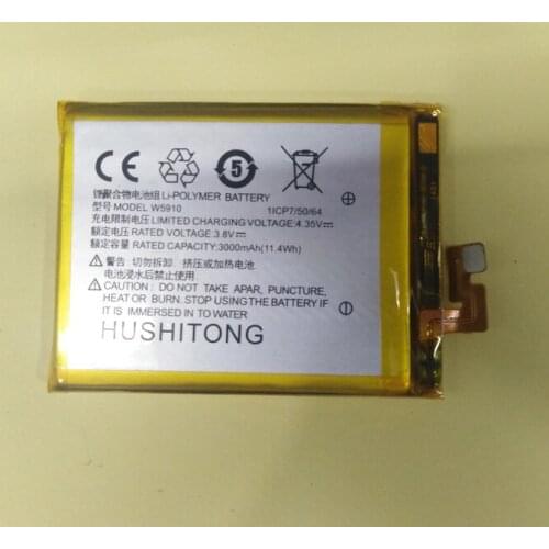 Original New 3000mAh W5910 Battery For VEKEN W5910 Rechargeable Li-ion Built-in Mobile Phone Battery