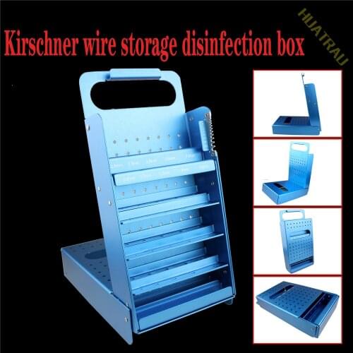 Animal orthopaedic instruments Kirschner wire box intramedullary needle storage disinfection box bone traction needle steel need