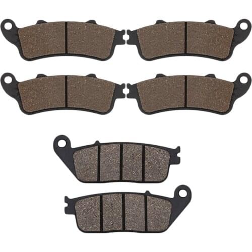 Cyleto Motorcycle Front Rear Brake Pads for Victory Vision 8 Ball 10-12 Vision Street Vision Tour 08-12 Arlen Ness Vision 10-12