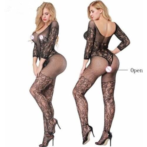 Sexy stocking pantyhose Red Black Solid Women Thigh High Lace Long Fishnet Stockings Sexy Stockings Summer intimate underwear