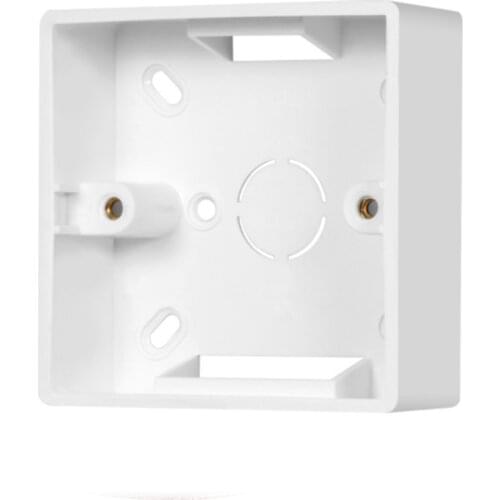 86X86 PVC Thickening Junction Box External Wall Mounting Surface Installation Suitable for 86 Standard Switch and Socket
