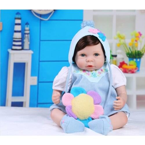 Silicone reborn dolls toys for girl, lifelike reborn babies play house toy birthday gift girl brinquedos