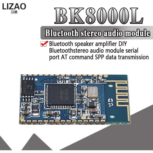 Bluetooth Stereo Audio Module Transmission BK8000L AT Commands SPP Bluetooth Speaker Amplifier DIY