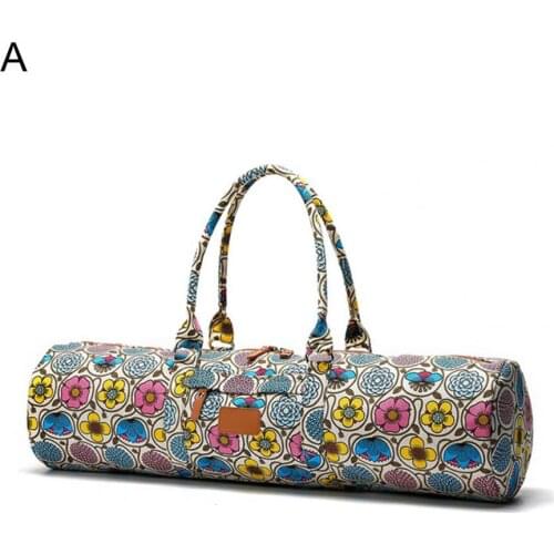 Yoga Mat Bag Wear Resistant Foldable Bag Carrier with Side Pocket for Girl Yoga Pilates Fitness Body Building Cushion Backpack