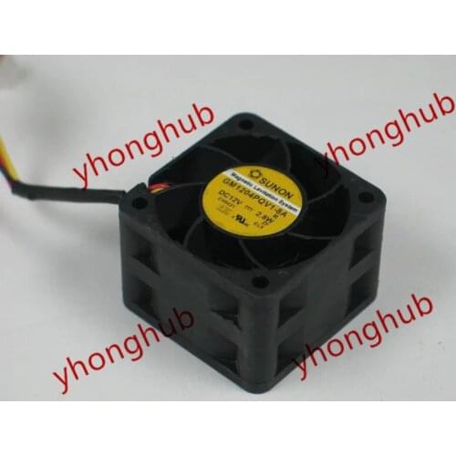 SUNON GM1204PQV1-8A R DC 12V 2.8W 40x40x28mm Server Cooling Fan