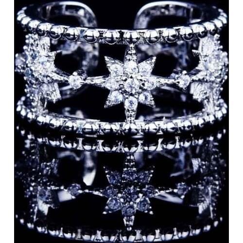 Xin JIU NAI Women's Silver Rings