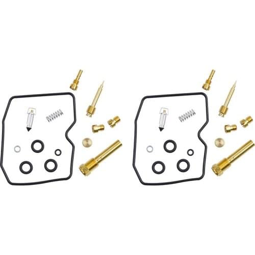 2Sets Motorcycle Parts Carburetor Rebuild Repair Kit For Kawasaki Voyager XII ZG1200B Vulcan 500 EN500C For SUZUKI Bandit 600