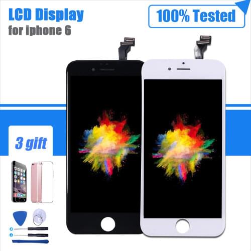 High quality For iPhone 6 LCD display good Touch Screen Digitizer Assembly For iPhone 6G A1549 A1586 A1589 SCREEN 100% Tested