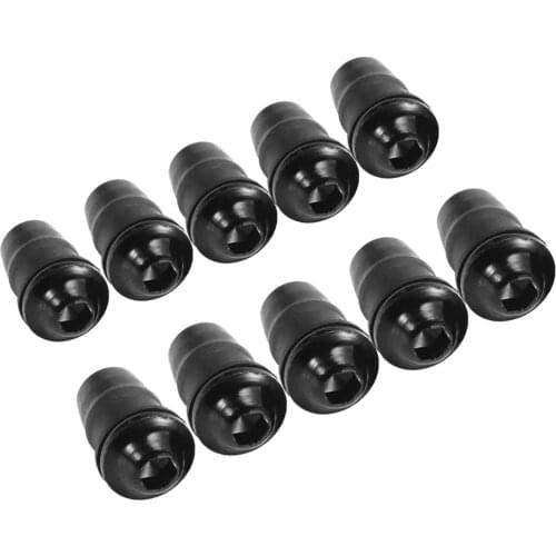 10pcs Universal Motorcycle M5 Rubber Well Nut Windscreen Wind creen Fairing Cowl Well Nut Fastener Accessories for Motorcycle
