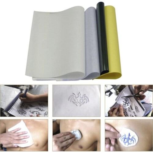 100Sheets Tattoo Transfer Paper A4 Size Tattoo Paper Thermal Stencil Carbon Copier Paper Spirit Stencil Carbon For Tattoo Supply
