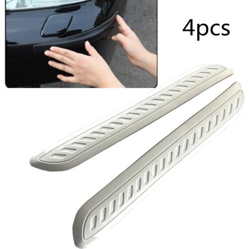 4Pcs Car Bumper Protector Corner Guard Strip Truck SUV Auto Bumper Anti-collision Protect Strip Car Accessories