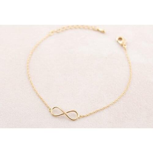 8 Infinity Bracelet -- Gold /Silver/Rose Gold 3 colors Free combination