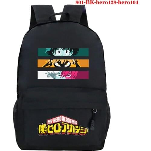 Boku No Hero Academia Kids School Bags Anime Cartoon Students Schoolbag Anime Manga Teenage Boys Girls School Backpacks Mochila
