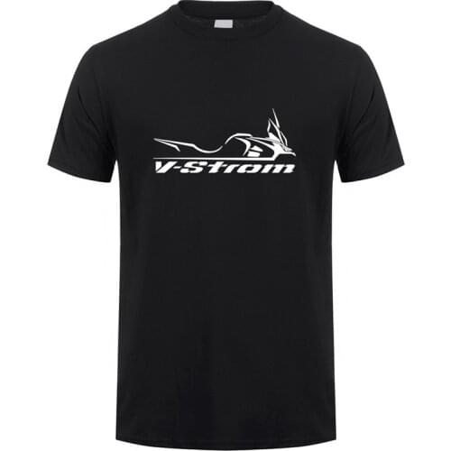 V strom T Shirt Summer Short Sleeve Cotton T-shirt Mans Tshirt