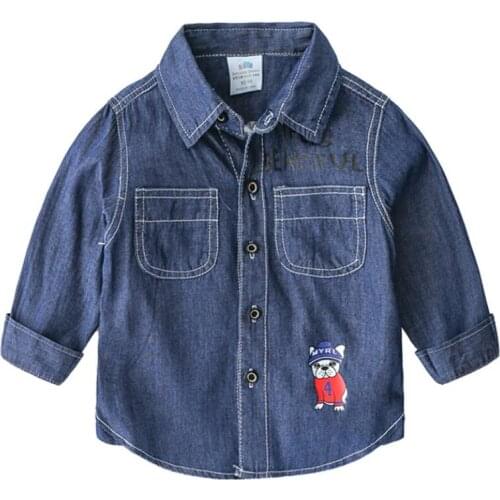 Рубашки с длинным рукавом для мальчиков JUNSHANANGEL China At AliExpress