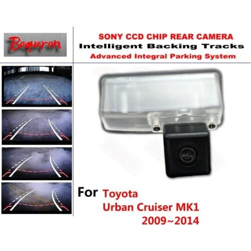 For Toyota Urban Cruiser MK1 2009~2014 CCD Car Backup Parking Camera Intelligent Tracks Dynamic Guidance Rear ViewCamera