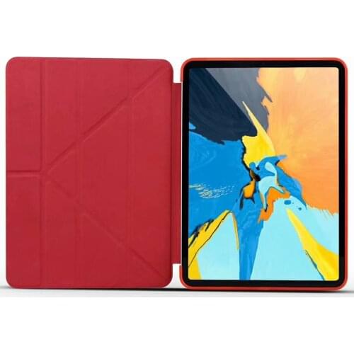 Multi-Angle Standing Folding Folio Smart Case Protect PU Cover Skin for New iPad Pro 11 2018 Releas 11'' Tablet Accessories