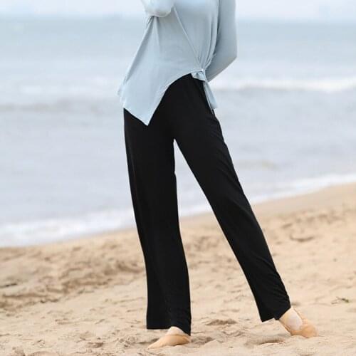 Soft Ballet Dance Pants For Adult Fall Lyrical Dance Wear Classical Practcie Wear Black Ballerina Clothes Dance Outfits JL2072
