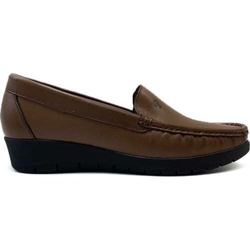 New! New! Zapatisimos-womens leather loafers with wedge comfortable shoe-made in Spain
