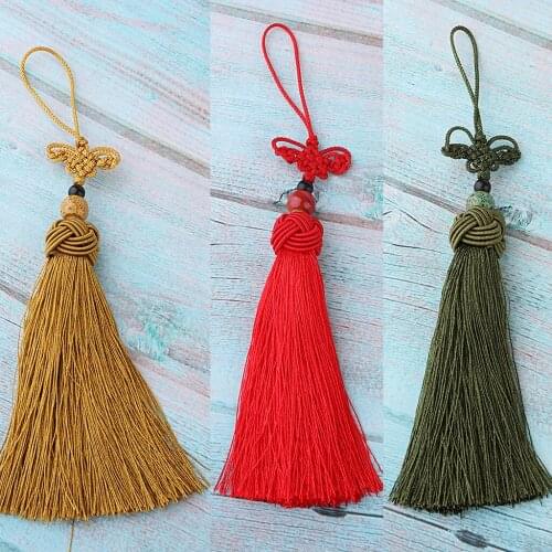 Retro Traditional Chinese Knot Tassels Pendant for DIY Jewelry Bag Key 200 mm