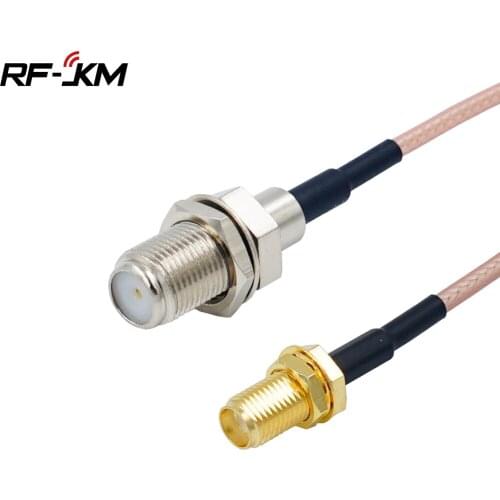 SMA Female to F Female Pigtail Connector Cable RG316 RP SMA to F Adapter Assembly Cables