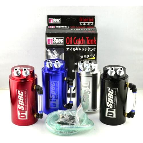 Universal High quality aluminum oil catch can tank Oil Catch Can Kit Aluminum Reservoir Oil Catch Tank for Honda Civic