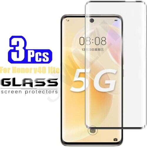 3/5Pcs tempered glass for Honor view 40 30 20 pro note 10 v40 lite 5G 30i 30S 20i 20S 10i protective film phone screen protector