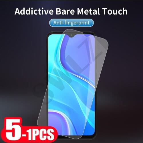 5-1Pcs 9H tempered glass for Redmi 10X phone screen protector note 10 10s pro MAX protective film smartphone