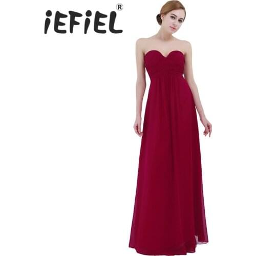 IEFiEL Summer Female Womens Dress Ladies Chiffon Elegant Party Formal Dress Maxi V-Neck Full Length Dresses For Female Vestidos