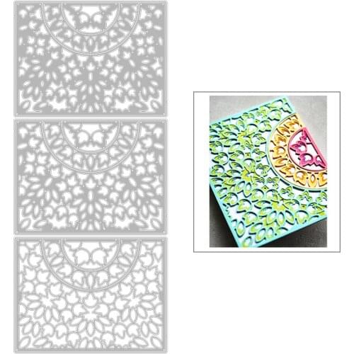 2020 New Rectangle Layered Metal Cutting Dies For DIY Cut Paper Making Pattern Background Greeting Card Scrapbooking NO Stamps