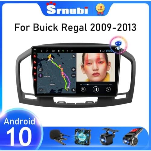 Srnubi Car Radio for Buick Regal Opel Insignia 2009 2010 2011 2012 2013 2 Din Android 10 Multimidia Player 4G Carplay Stereo DVD