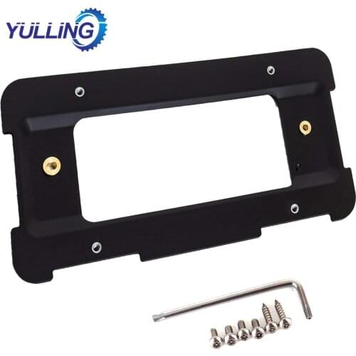 YULLING Car Rear License Plate Base Mount Frame With 6 Screws With Wrench Kit For Benz For BMW For Audi Car Exterior Accessories