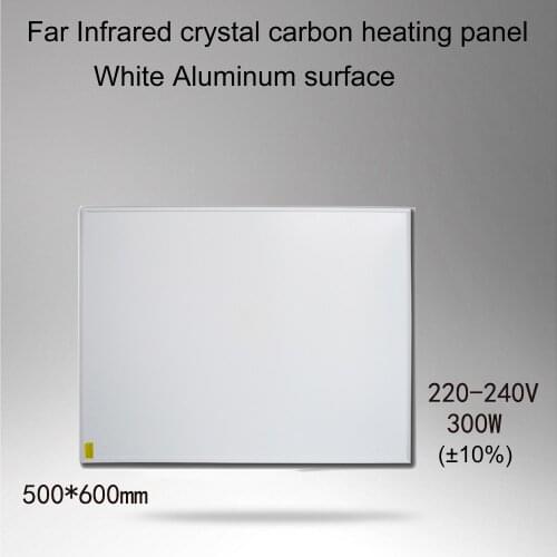 Far Infrared Heating Panel Carbon Crystal 300w 595*505mm White PET Indoor Electric Heater TUV GS SAA Rohs CE Manufacturer IC-300