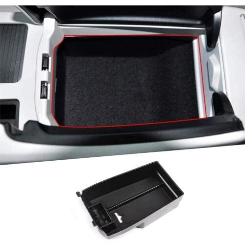 For Mercedes-Benz C Class W204 C180 C200 C260 C300 2008-2013, ABS Plastic Central Armrest Storage Box