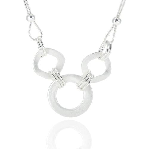 ELOYHI Women Necklace Geometric Top Quality Double Collar Leather Choker For Lady Punk Trendy Neckalce&Pendants Gift