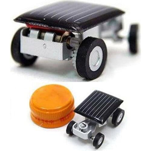 Solar Power Mini Toy Car Cool Racer Popular Funny Electric Toys Gadget Gift