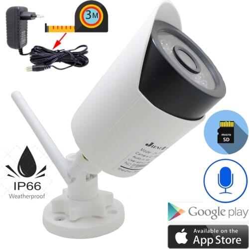 JIENUO IP Camera Wifi 1080P HD 720P Outdoor CCTV Security Surveillance 3 Meter Power Adapter Wireless Audio Onvif HD Home Camera