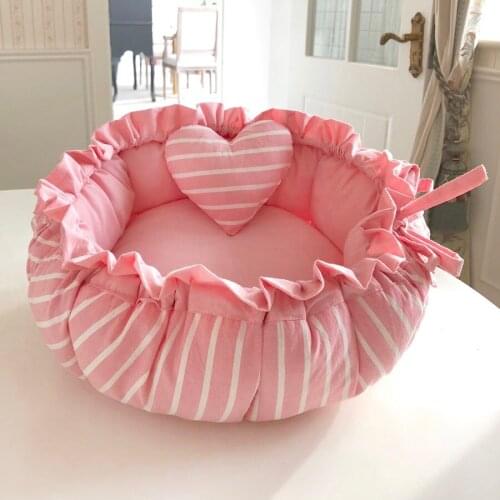 Pet Bed Small Dog Cat Nest Warm Cat Dog Bed Best Dog House Cute Princess Nest Teddy Nest Pet Bed Four Seasons Soft Cat Beds