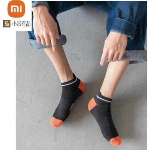 Xiaomi youpin mens socks four seasons thin section deodorant sweat-absorbent mens boat socks lifting ear sports short section