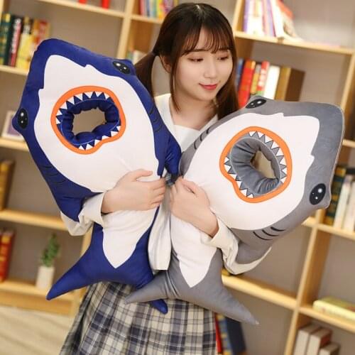 Shark Cats Avocado Stuffed Plush Pillow Sleep Nap Pillow In Office Cute Cartoon Cats Paw Pillow Gift Present For Office Lady