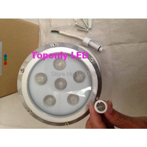 Outdoor DC24V 18W Round Edison RGB Led Wallwasher IP65 Mini LED Projector Silver/Black Shell CE&ROHS 36pcs/lot DHL Free Shipping